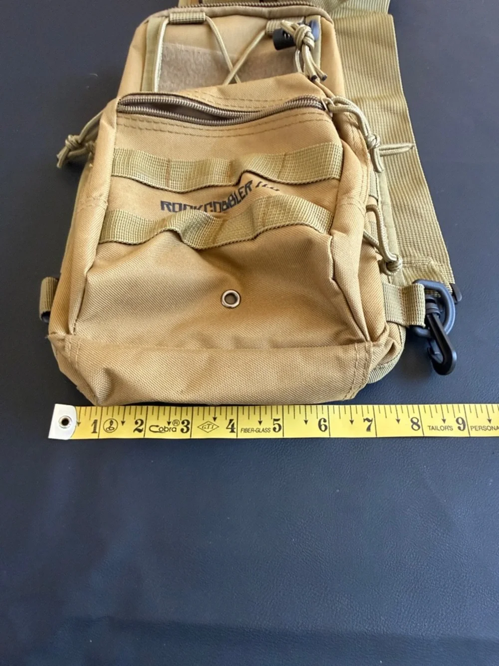 RockCobbler 11.0 Tactical Mini Backpack Crossbody MOLLE Utility Bag Tan Like New